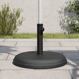 vidaXL Parasol Base for Poles Ø32/35/38 mm 25 kg Round