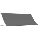 vidaXL Retractable Awning 150x150 cm Fabric and Steel Anthracite