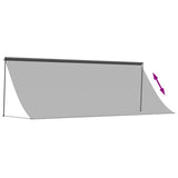 vidaXL Retractable Awning 150x150 cm Fabric and Steel Anthracite