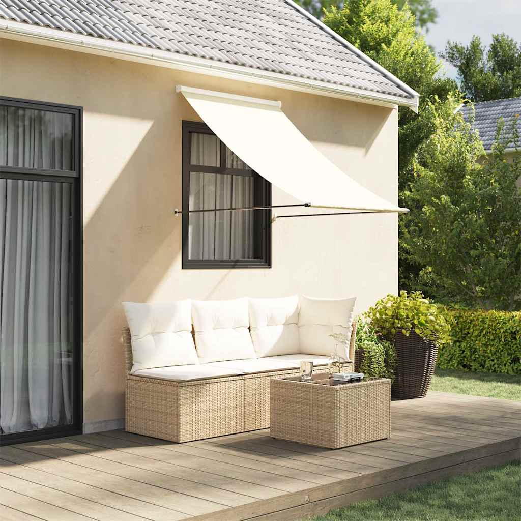 vidaXL Retractable Awning 150x150 cm Fabric and Steel Anthracite
