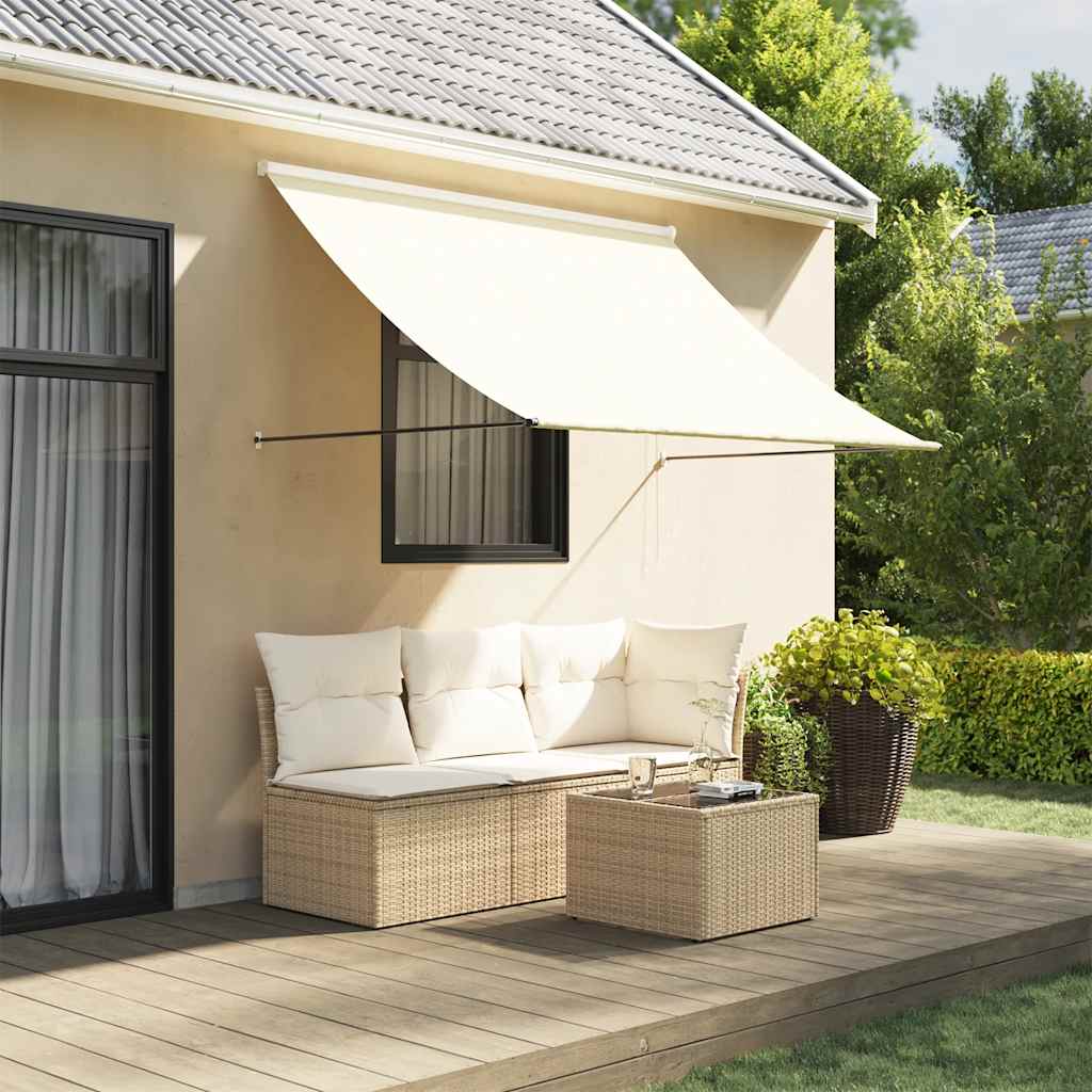 vidaXL Retractable Awning 150x150 cm Fabric and Steel Anthracite