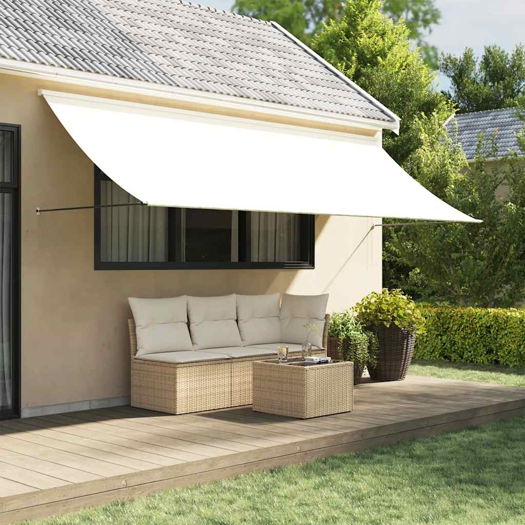 vidaXL Retractable Awning 150x150 cm Fabric and Steel Anthracite