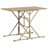 vidaXL 7-delige Tuinset met kussens poly rattan zwart