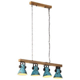 vidaXL Plafondlamp 25 W E27 90x24x111 cm verweerd blauw