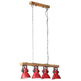 vidaXL Plafondlamp 25 W E27 90x24x111 cm verweerd blauw