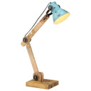 vidaXL Bureaulamp industrieel rond E27 23x18x95 cm meerkleurig