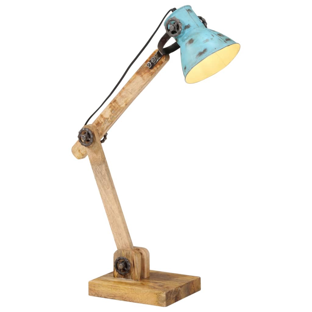 vidaXL Bureaulamp industrieel rond E27 23x18x95 cm meerkleurig