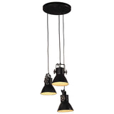vidaXL Hanglamp 25 W E27 30x30x100 cm antiek messingkleurig