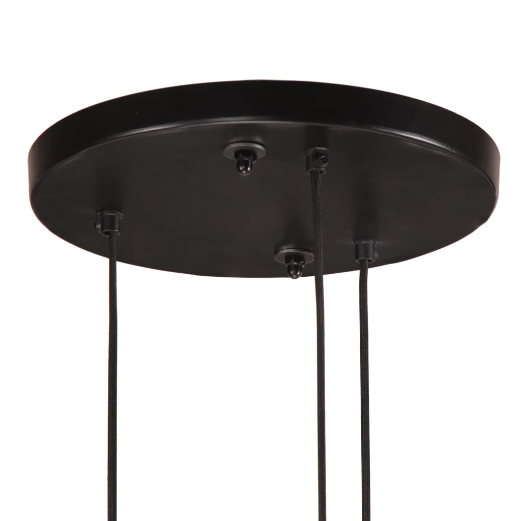vidaXL Hanglamp 25 W E27 30x30x100 cm antiek messingkleurig