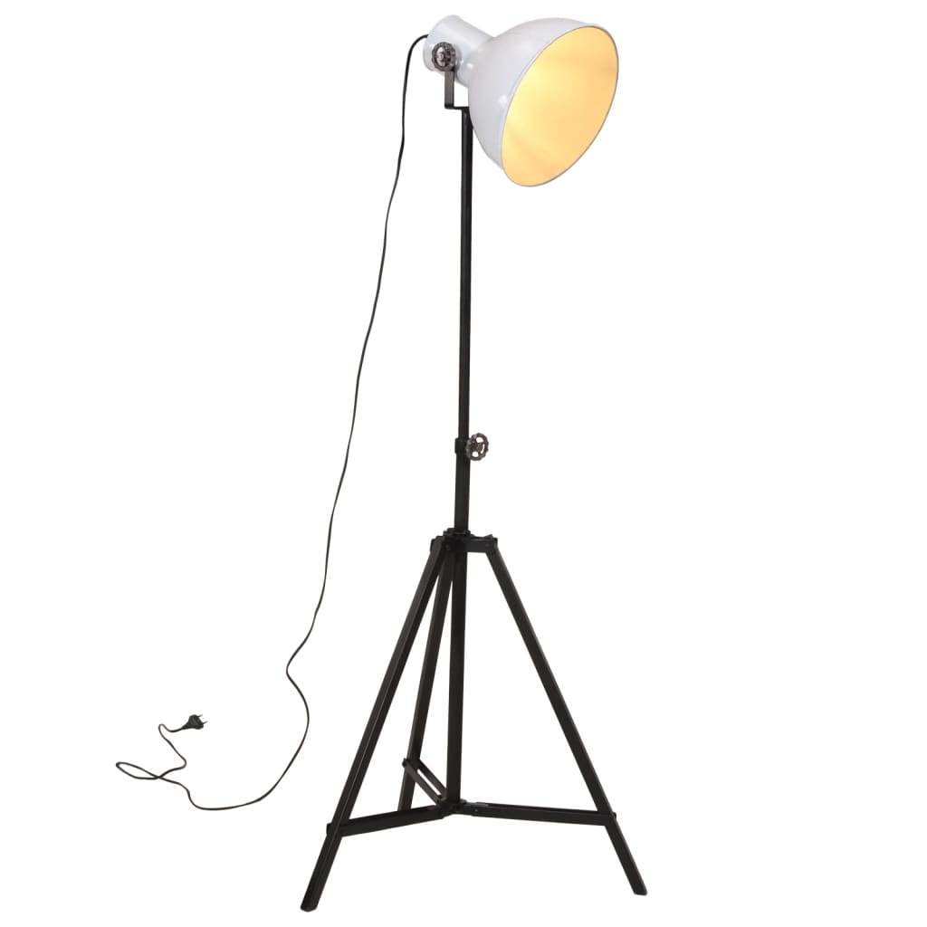 vidaXL Floor Lamp 25 W E27 61x61x90/150 cm white