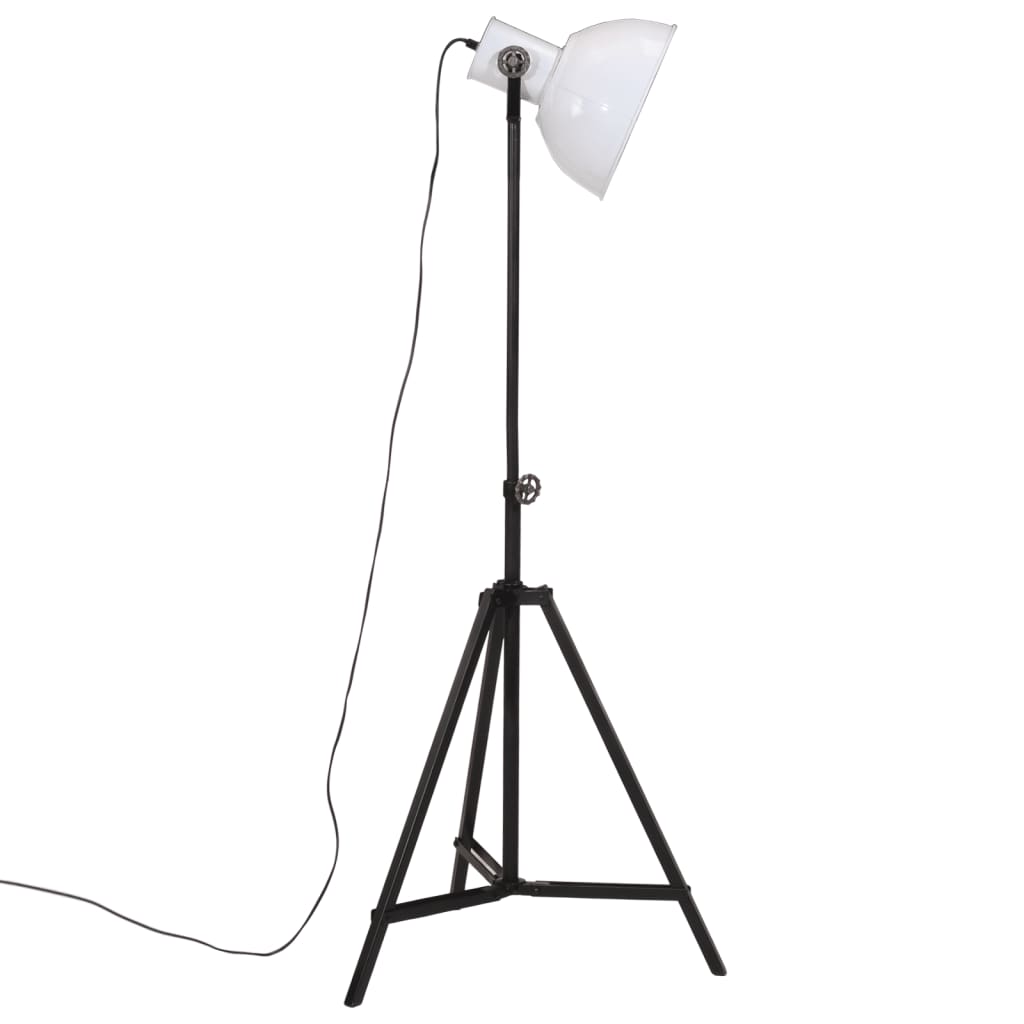 vidaXL Floor Lamp 25 W E27 61x61x90/150 cm white