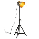 vidaXL Vloerlamp 25 W E27 35x35x65/95 cm vintage zilverkleurig