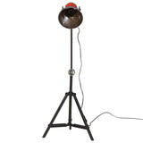 vidaXL Vloerlamp 25 W E27 35x35x65/95 cm vintage zilverkleurig