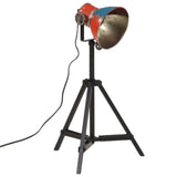 vidaXL Vloerlamp 25 W E27 35x35x65/95 cm vintage zilverkleurig