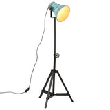 vidaXL Vloerlamp 25 W E27 35x35x65/95 cm vintage zilverkleurig