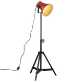 vidaXL Vloerlamp 25 W E27 35x35x65/95 cm vintage zilverkleurig