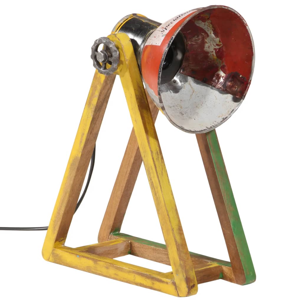 vidaXL Bureaulamp 25 W E27 30x17x40 cm vintage zilverkleurig