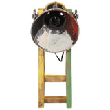 vidaXL Bureaulamp 25 W E27 30x17x40 cm vintage zilverkleurig