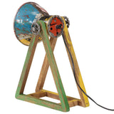 vidaXL Bureaulamp 25 W E27 30x17x40 cm vintage zilverkleurig