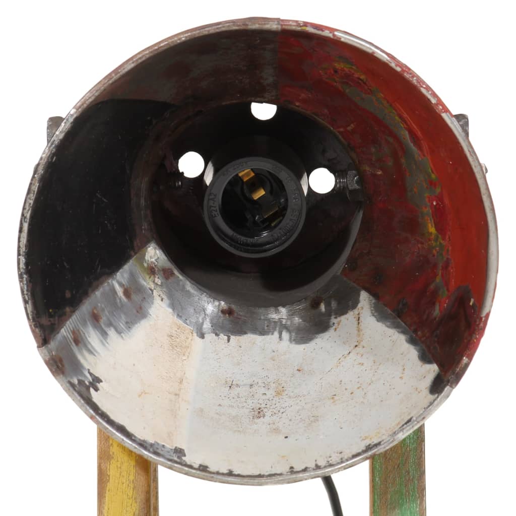 vidaXL Bureaulamp 25 W E27 30x17x40 cm vintage zilverkleurig