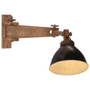 vidaXL Wandlamp 25 W E27 vintage zilverkleurig