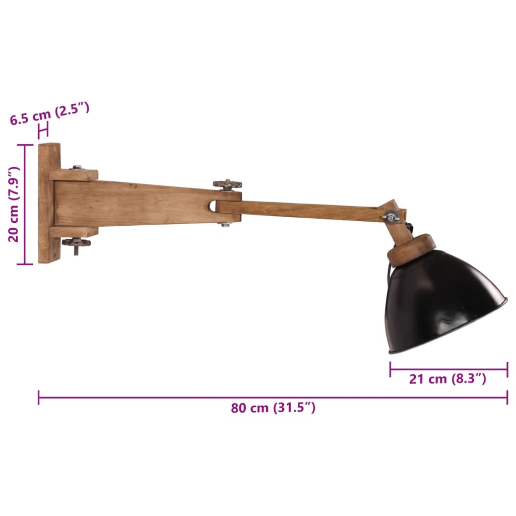 vidaXL Wandlamp 25 W E27 vintage zilverkleurig