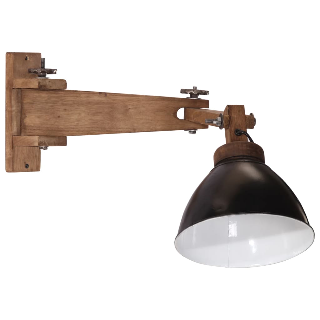 vidaXL Wandlamp 25 W E27 vintage zilverkleurig