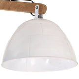vidaXL Plafondlamp 25 W E27 105x30x65-108 cm vintage zilverkleurig