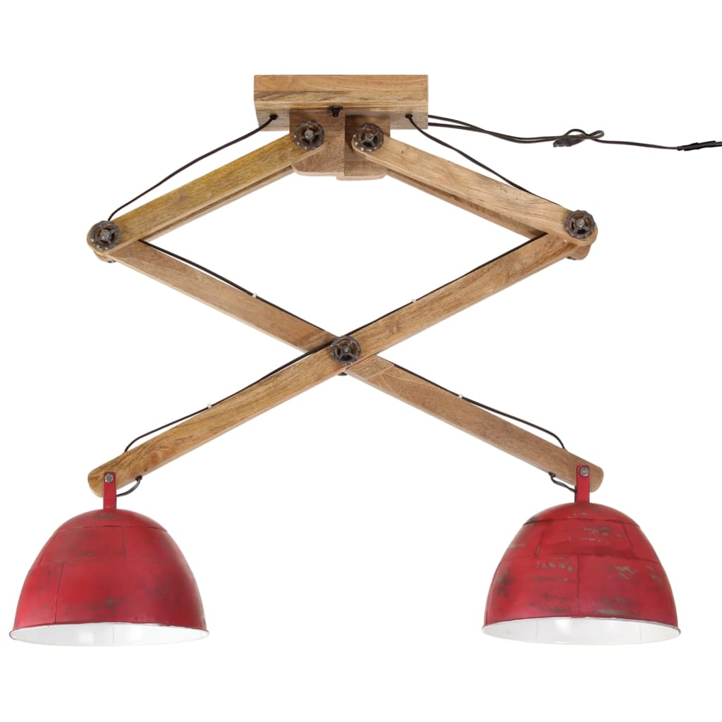 vidaXL Plafondlamp 25 W E27 29x18x85 cm zwart