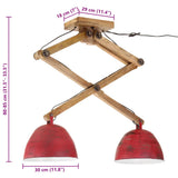 vidaXL Plafondlamp 25 W E27 29x18x85 cm zwart