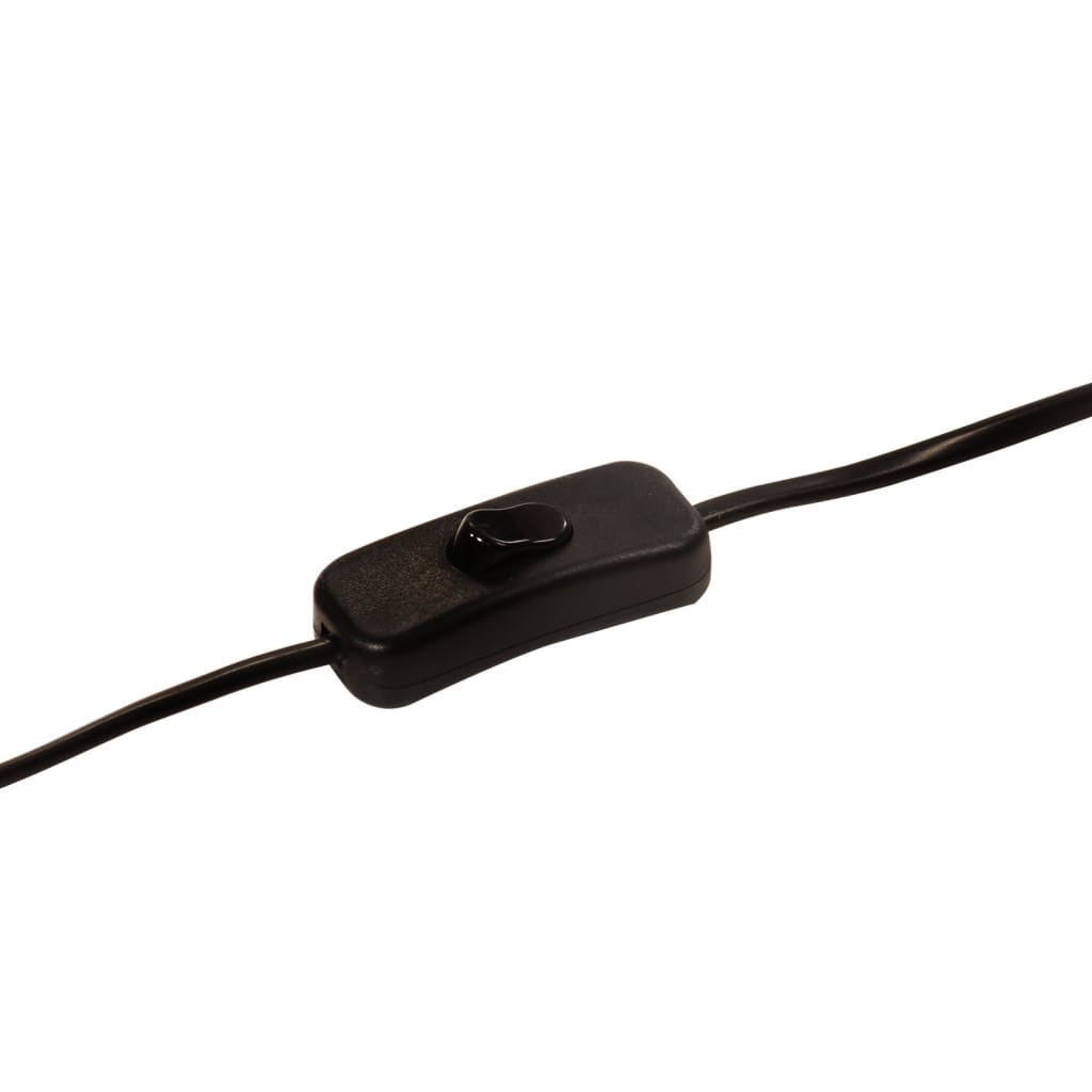 vidaXL Bureaulamp 25 W E27 17x17x50 cm antiek messingkleurig