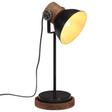 vidaXL Bureaulamp 25 W E27 17x17x50 cm antiek messingkleurig