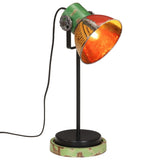 vidaXL Bureaulamp 25 W E27 17x17x50 cm antiek messingkleurig
