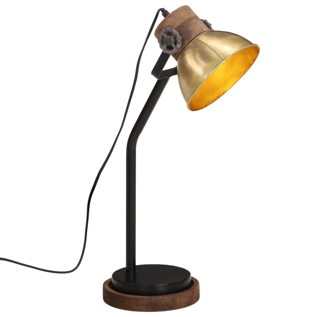 vidaXL Bureaulamp 25 W E27 18x18x60 cm vintage zilverkleurig