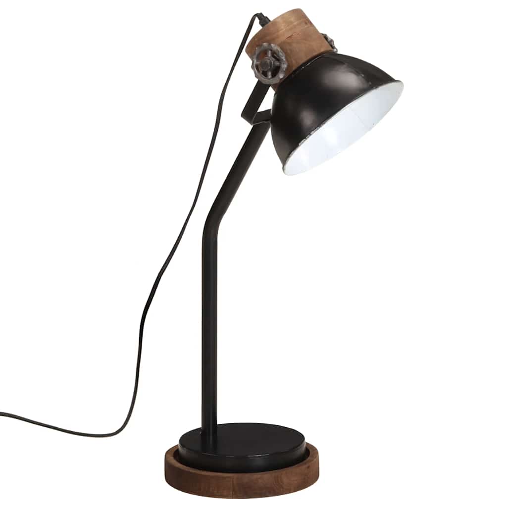 vidaXL Bureaulamp 25 W E27 18x18x60 cm vintage zilverkleurig