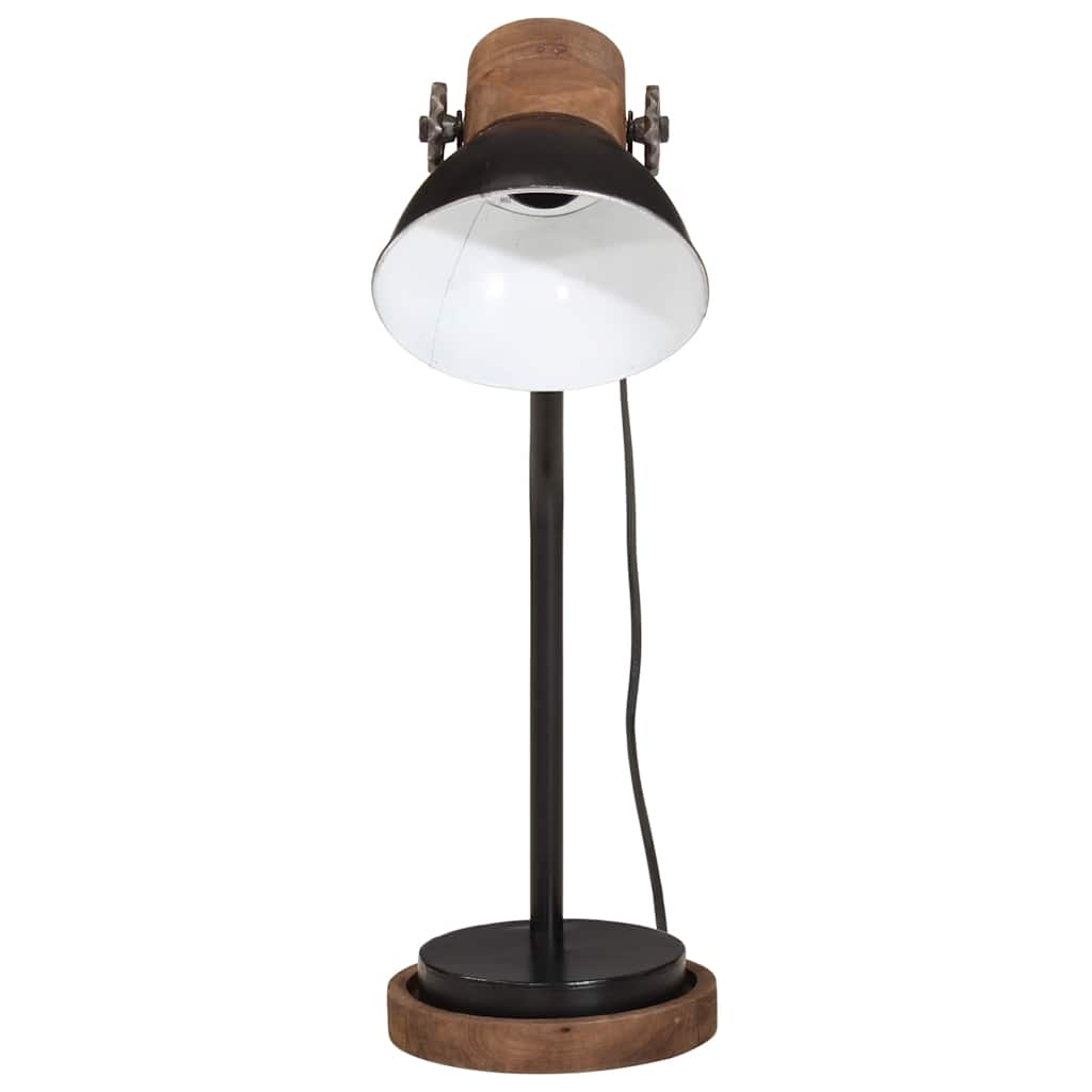 vidaXL Bureaulamp 25 W E27 18x18x60 cm vintage zilverkleurig