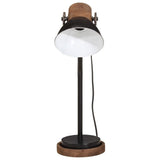 vidaXL Bureaulamp 25 W E27 18x18x60 cm vintage zilverkleurig