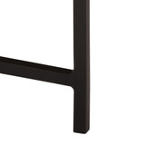 vidaXL Salontafel 54x54x35 cm massief mangohout en ijzer