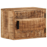 vidaXL Nachtkastje wandgemonteerd 40x30x25 cm massief mangohout
