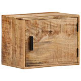 vidaXL Nachtkastje wandgemonteerd 40x30x25 cm massief mangohout