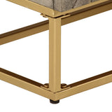 vidaXL Bedside Cabinet 40x30x50 cm Solid Mango Wood and Iron