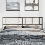 vidaXL Replacement Headboard 75 cm Metal Black