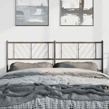 vidaXL Replacement Headboard 75 cm Metal Black