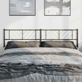 vidaXL Replacement Headboard 75 cm Metal Black