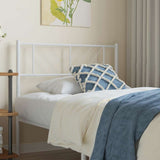 vidaXL Replacement Headboard 75 cm Metal Black