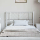 vidaXL Replacement Headboard 75 cm Metal Black