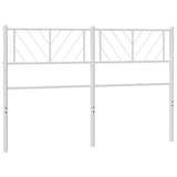 vidaXL Replacement Headboard 75 cm Metal Black