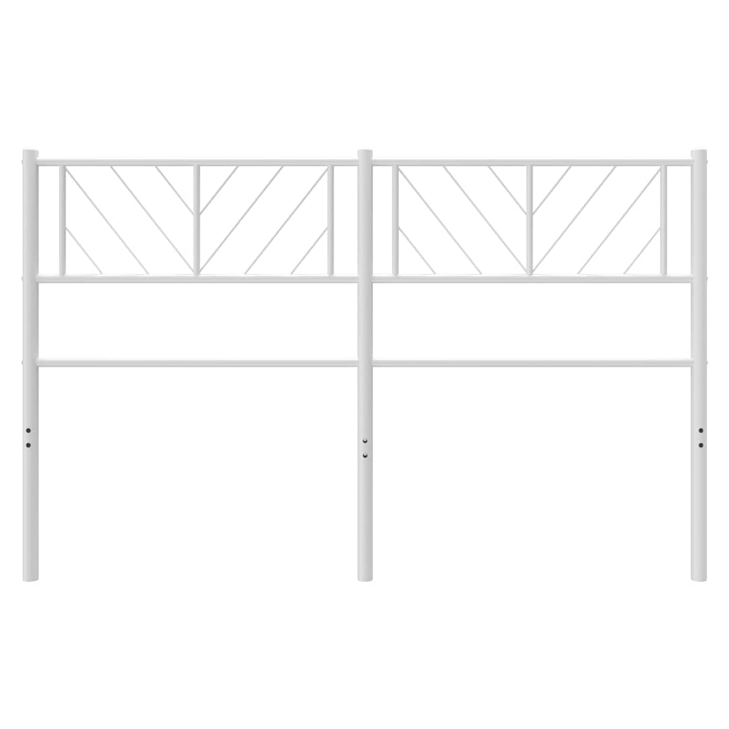 vidaXL Replacement Headboard 75 cm Metal Black