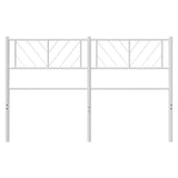 vidaXL Replacement Headboard 75 cm Metal Black