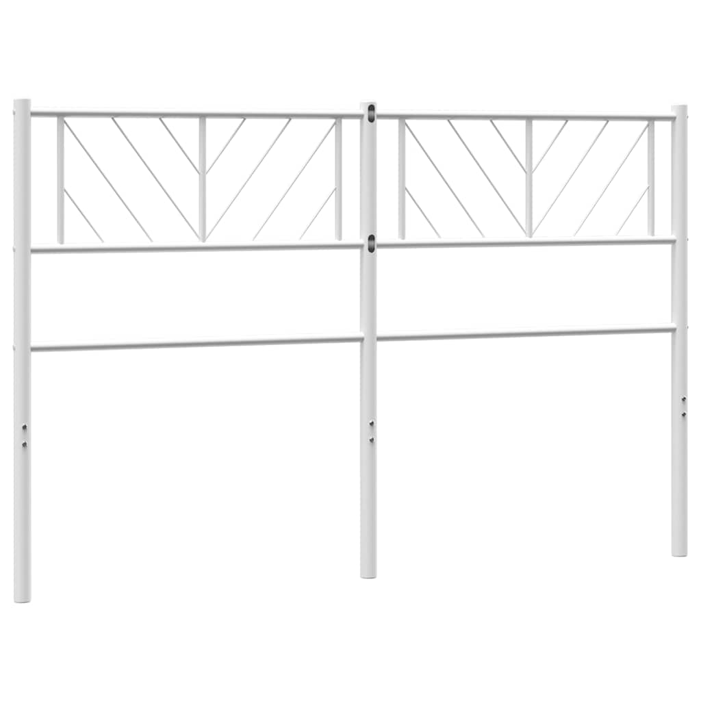 vidaXL Replacement Headboard 75 cm Metal Black